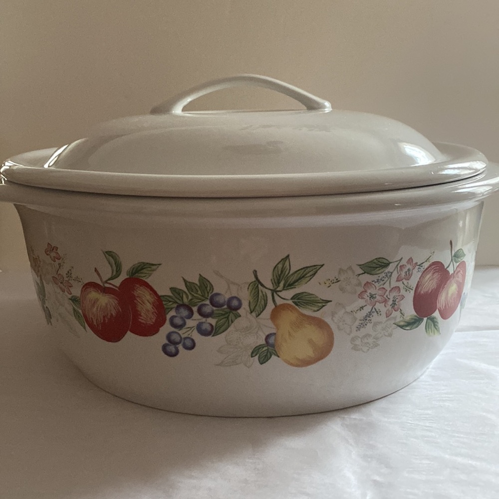 Corelle Chutney coordinates stoneware casserole